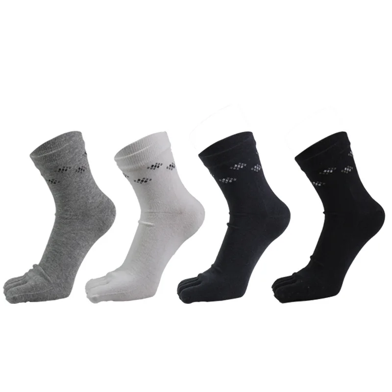 Cotton Crew Sock Pack - Męskie jesienno-zimowe nowe bawełniane skarpetki pięciopalcowe,
