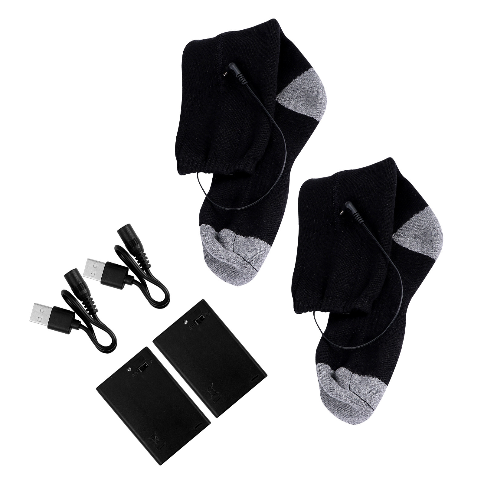 Thermal Sock Winter - 1 zestaw podgrzewanych skarpet USB, ciepłe