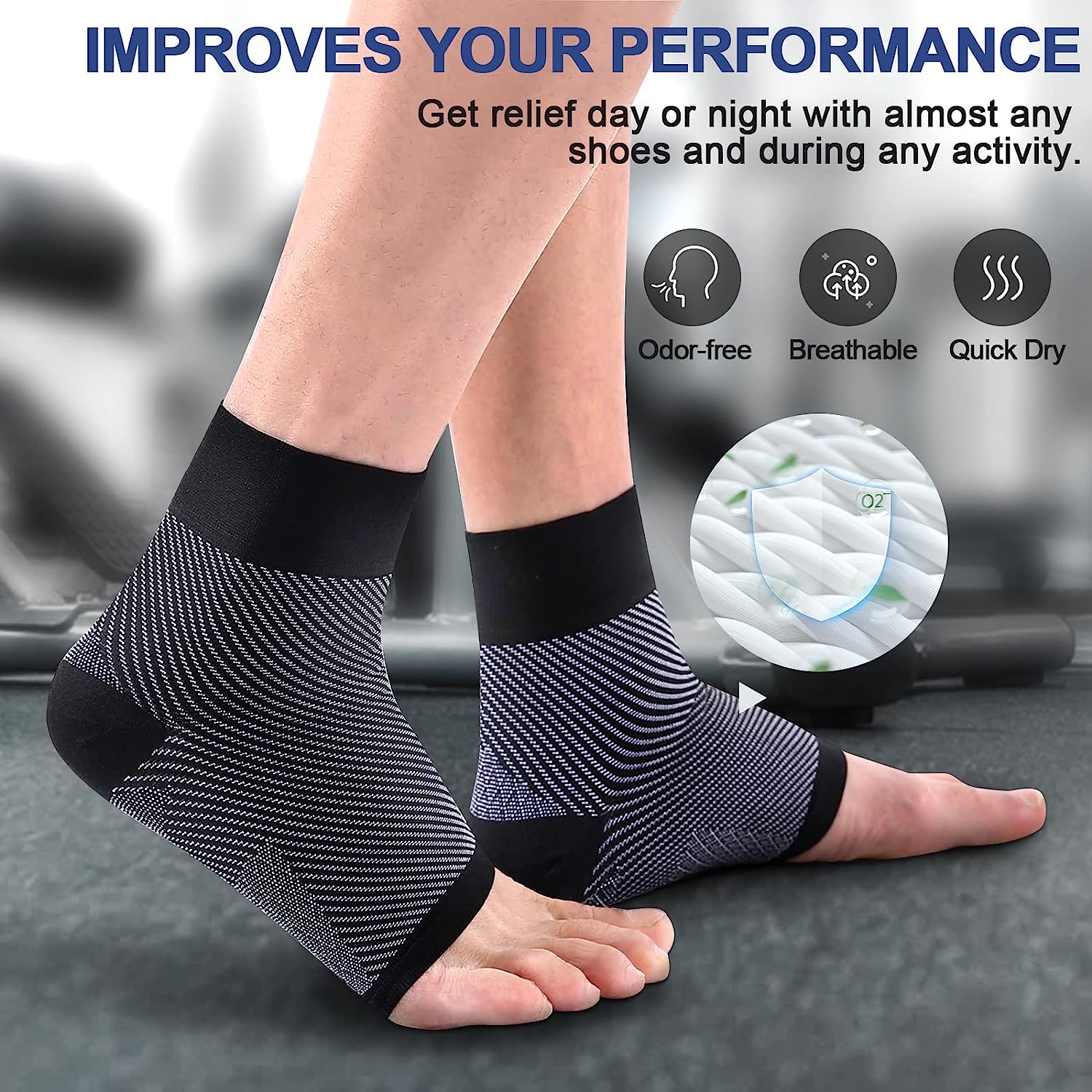 1 para skarpet uciskowych na z – Ankle Brace Sock recenzja i cena