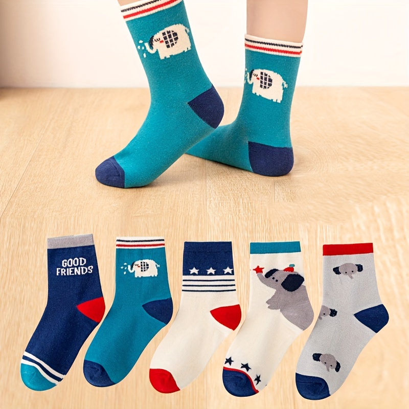 5-pak skarpetek dla chłopców z – Cotton Crew Sock Pack recenzja i cena
