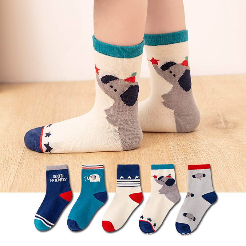 5-pak skarpetek dla chłopców z – Cotton Crew Sock Pack recenzja i cena