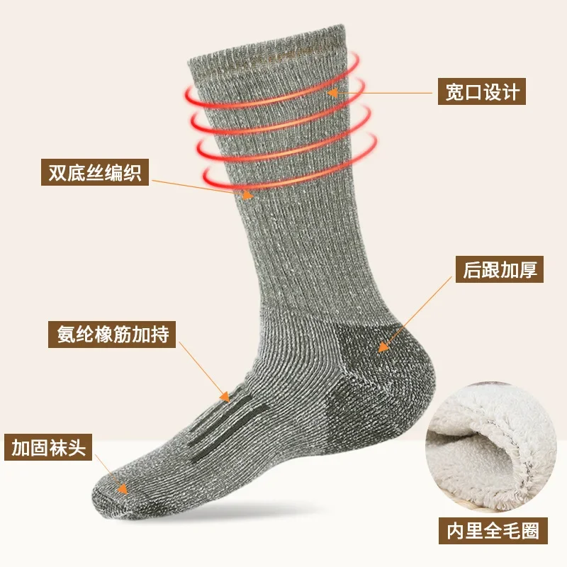 Skarpety trekkingowe męskie z  – Wool Hiking Sock recenzja i cena