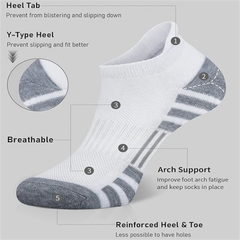 6/12 Par Skarpetek Sportowych  – Athletic Sock Cushion recenzja i cena