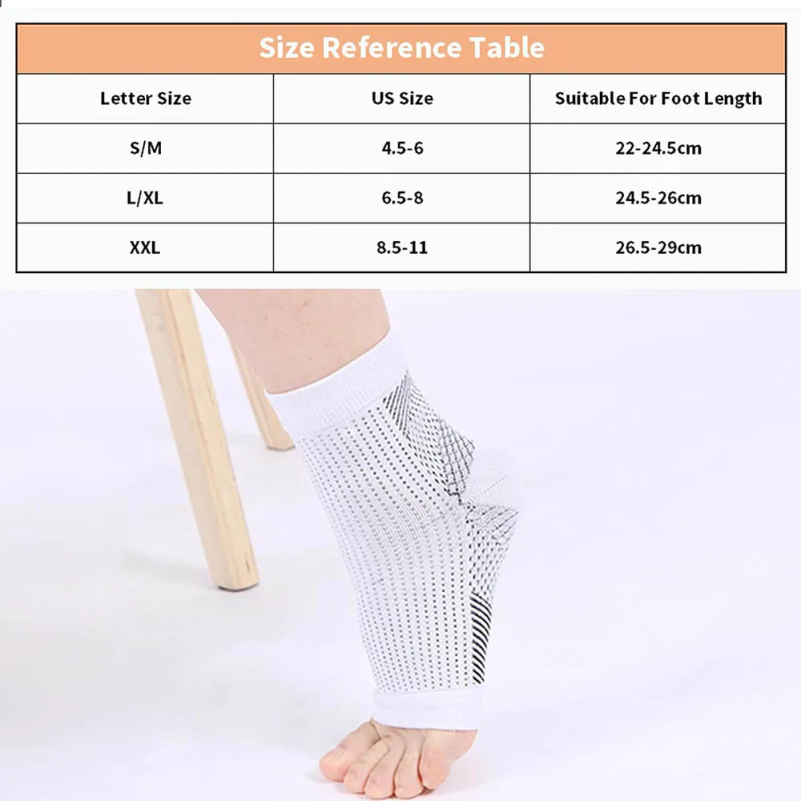 1 para skarpet na neuropatię,  – Ankle Brace Sock recenzja i cena